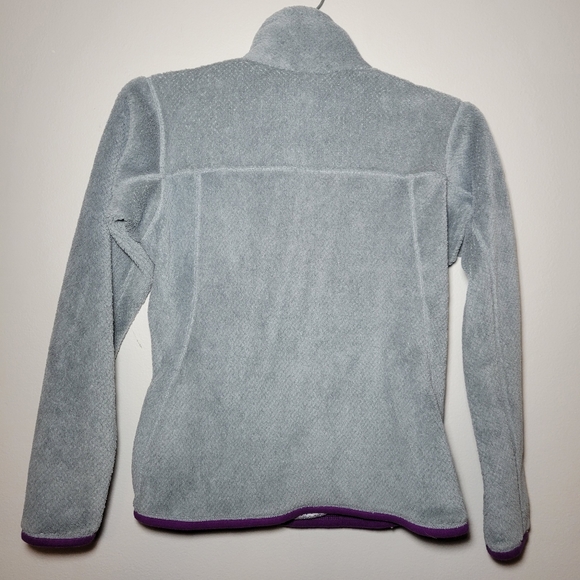 Patagonia Re-Tool T-Snap Fleece Pull Over Womens Size Small Polartec Purple Grey - Picture 4 of 5